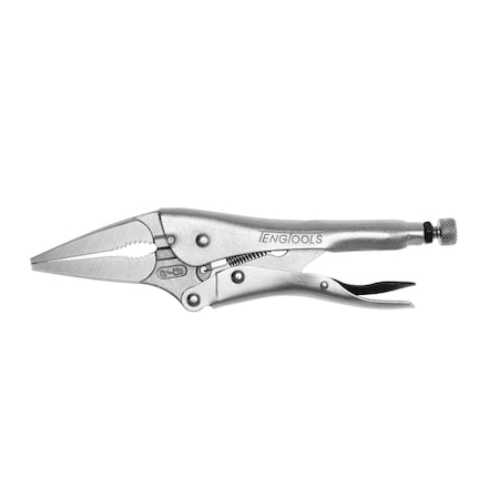 9 Plated Long Nose Power Grip Pliers -  404-9